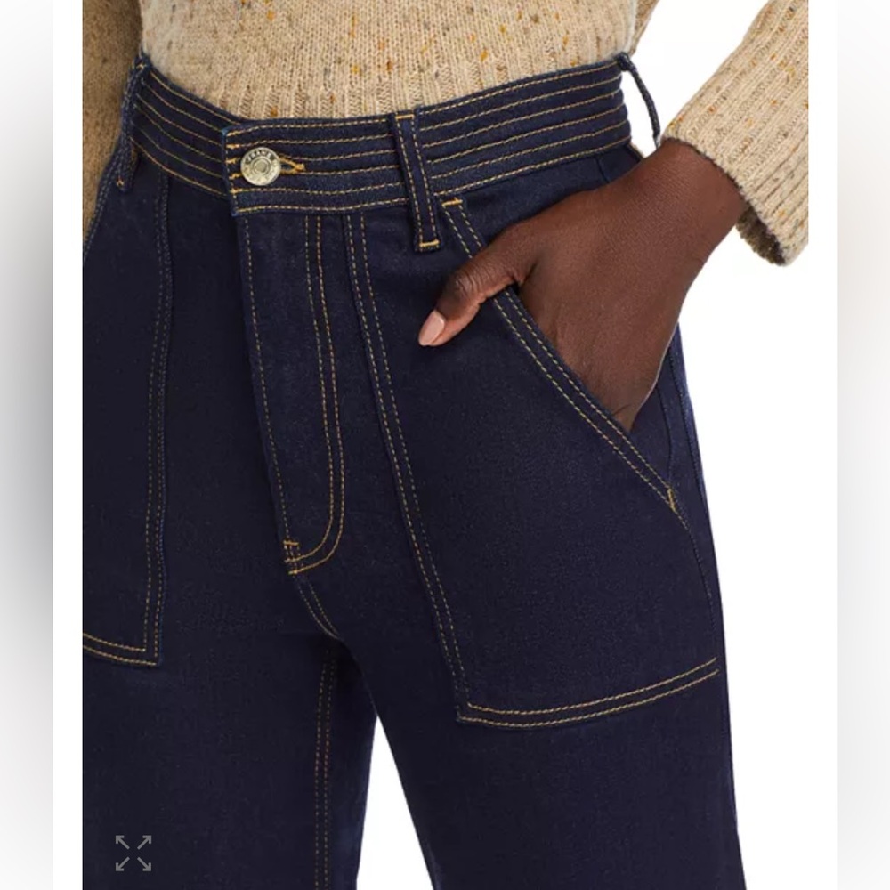 Frame Trapunto High Rise Straight Leg
Ankle Jeans Size 28 Stargirl Anthropologie - Picture 7 of 14